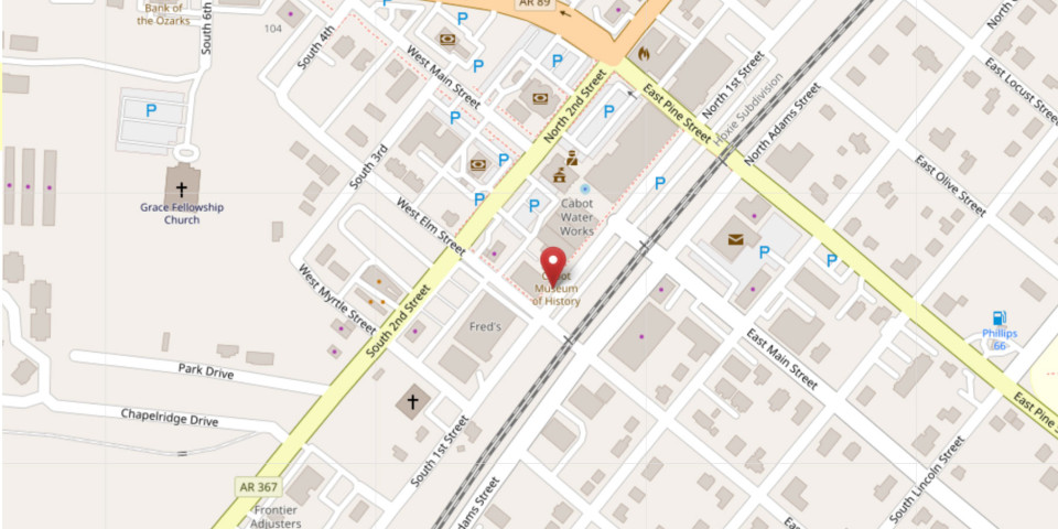 Map location of Cabot district office