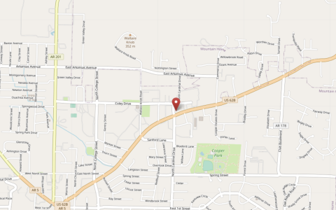 Map of Mountain Home office location