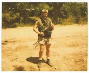 Rick serving in Pakistan, 1988